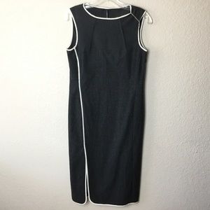 Chic LIVIANA CONTI Italian Pinstripe Dress